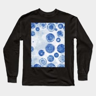 Modern abstract vintage bubbles pattern Long Sleeve T-Shirt